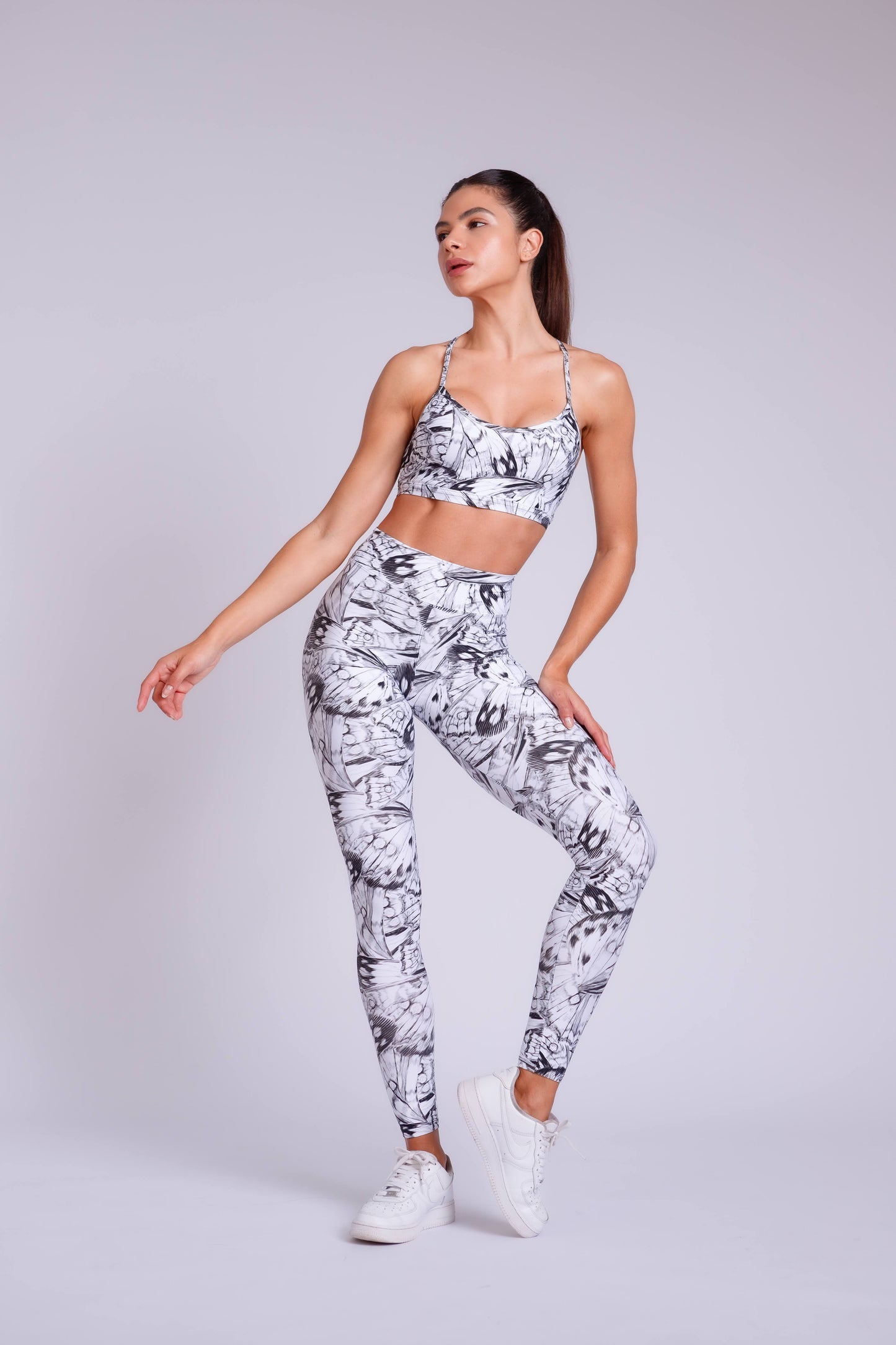 Papillon Dreams  High waist Full length leggings