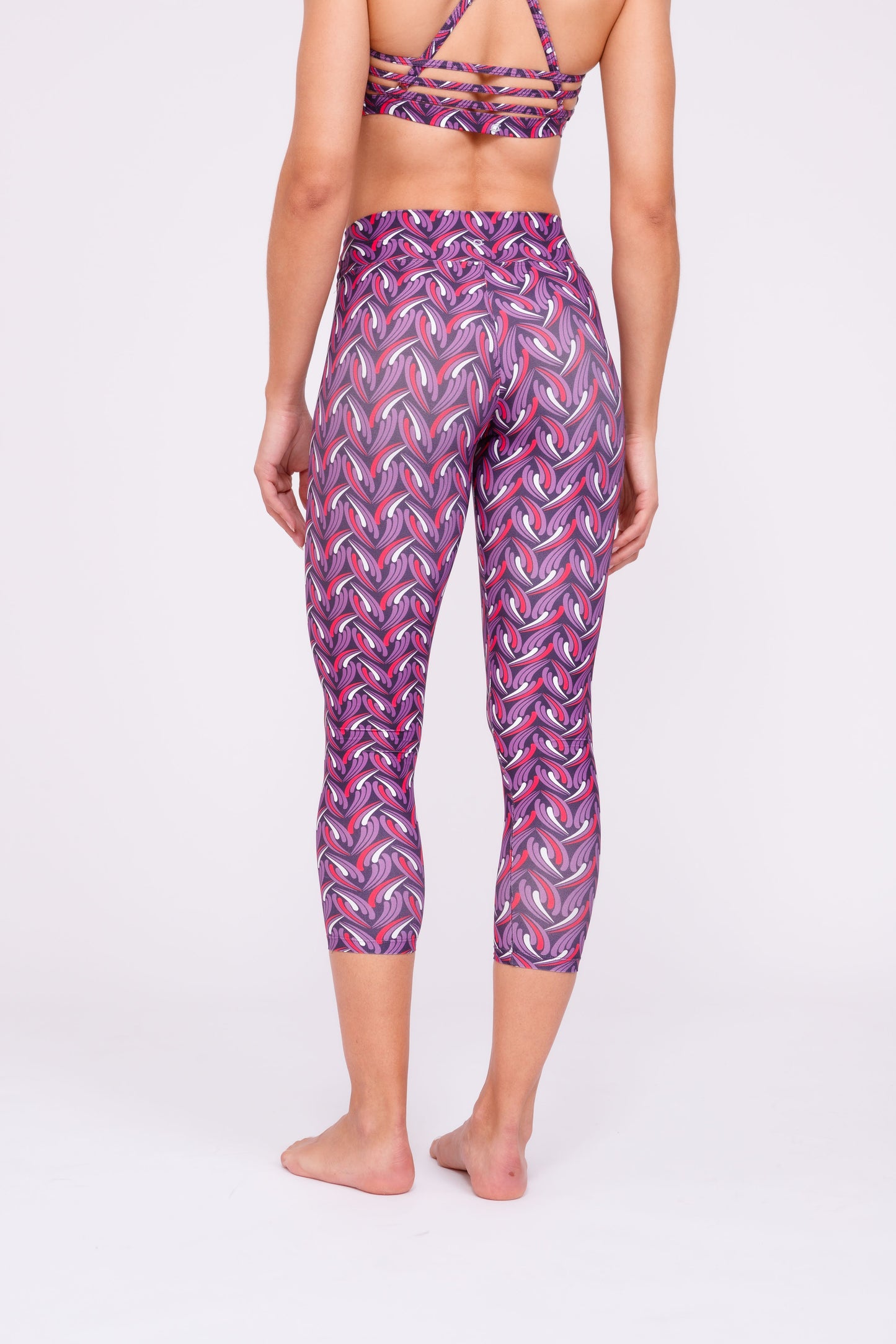 Fuschia Facet Leggings 7/8