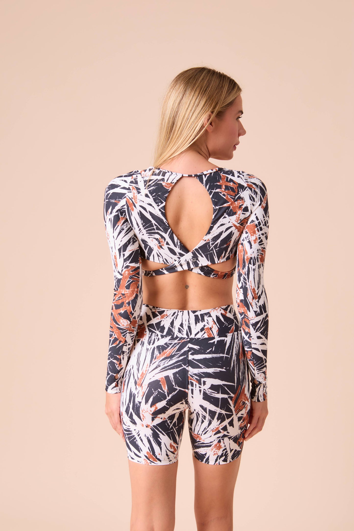 Tropical Dawn Biker Shorts