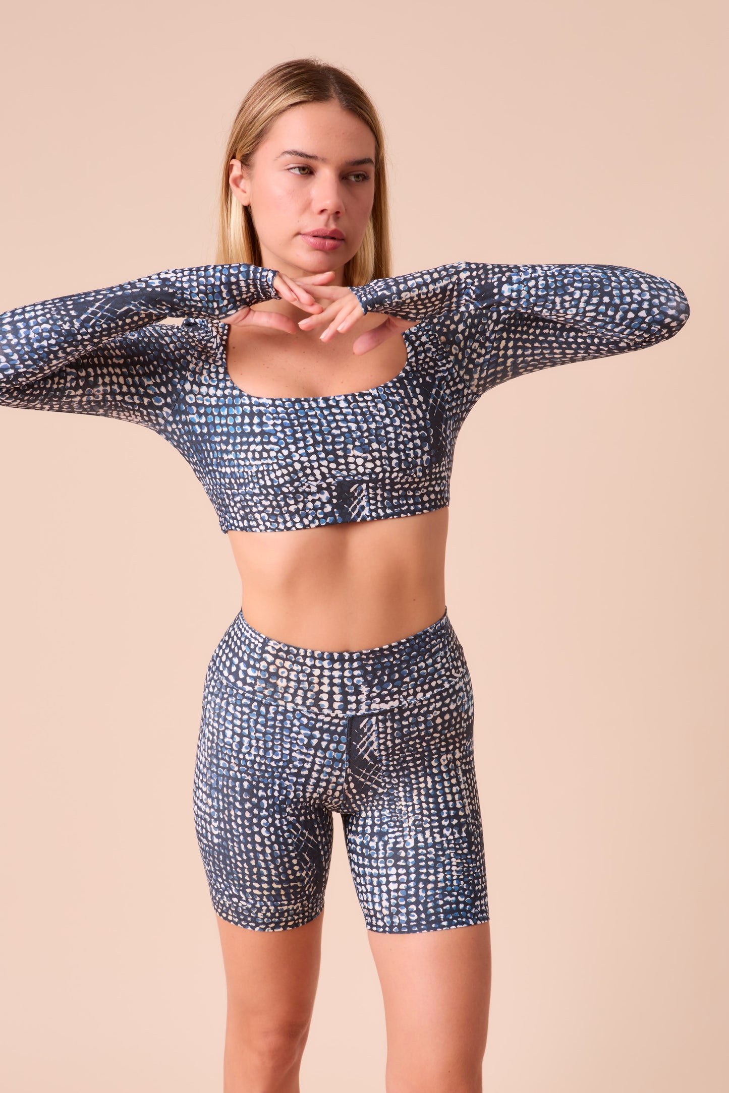 Eclipse Dots Biker Shorts